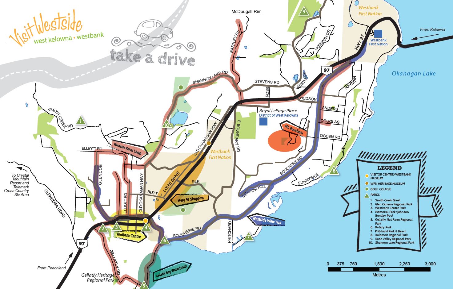 West Kelowna Map 