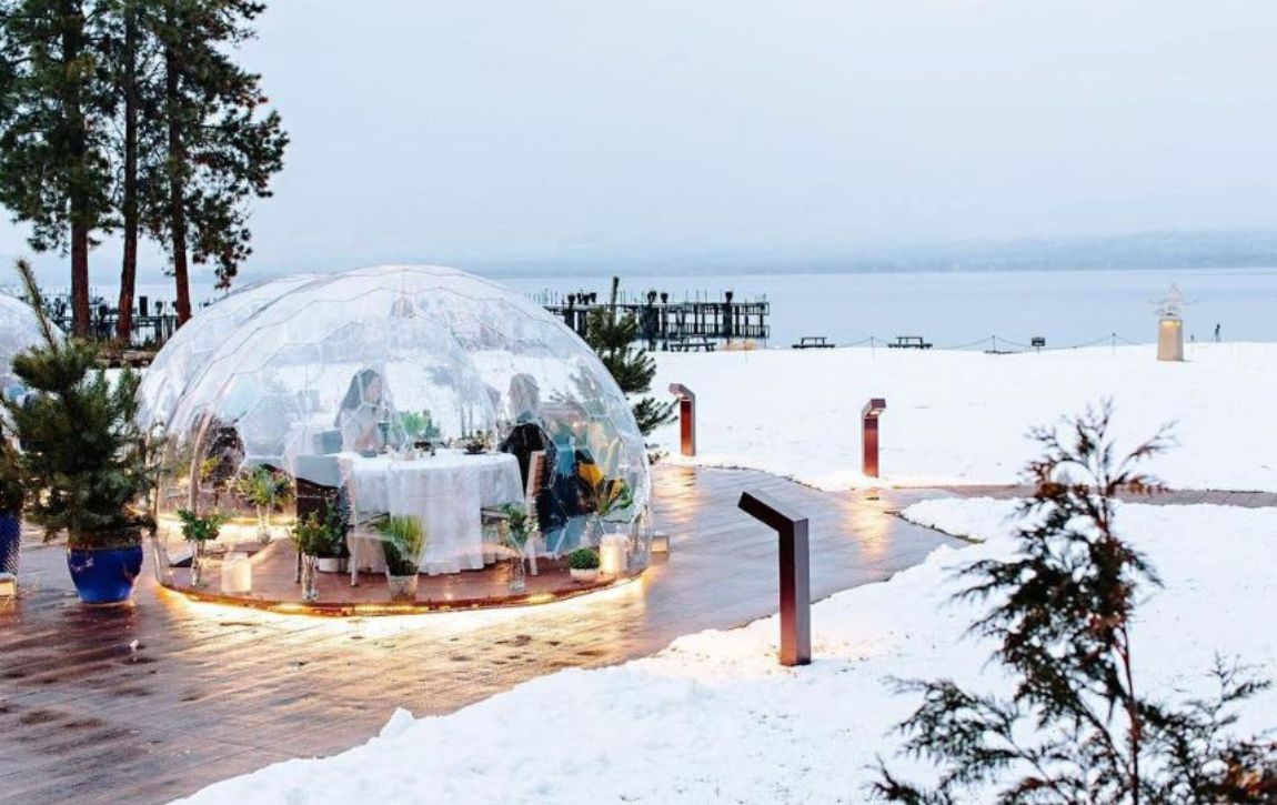 Dome Dining West Kelowna Winter